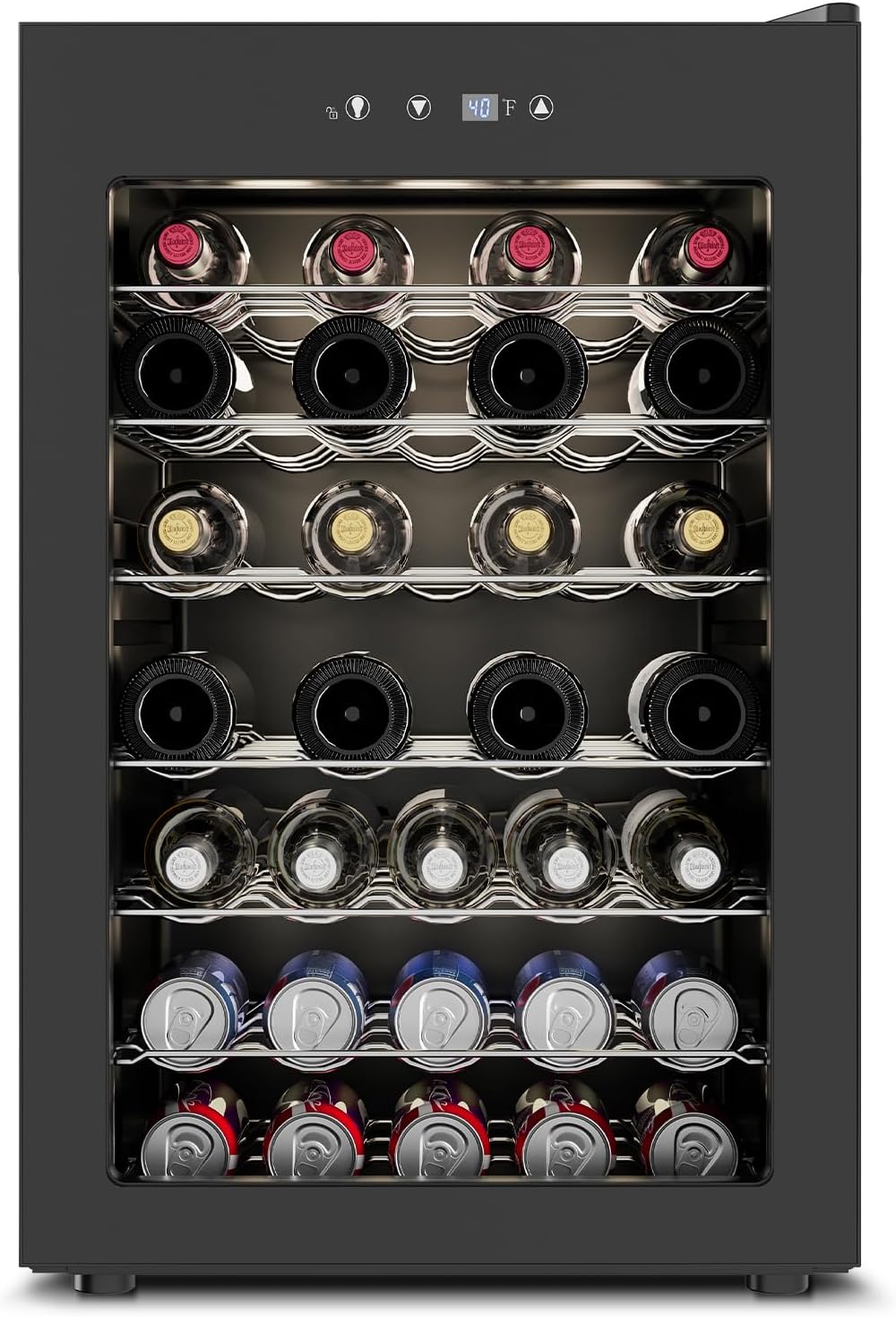 Wine Beer Fridge Small - 45 Bottle Mini Wine Fridge with