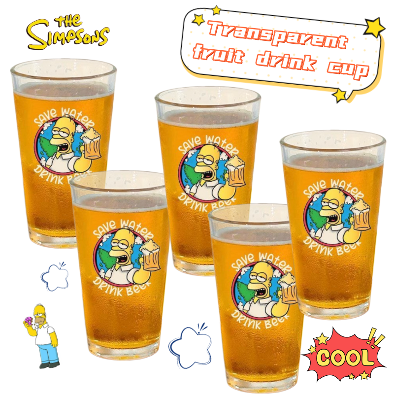 Wine Beer Glass Set - New The Simpsons Creative Personalized Beer