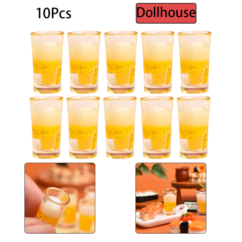 Wine Beer Usa - 10pcs Miniature Toy Kitchen Beer Drinking