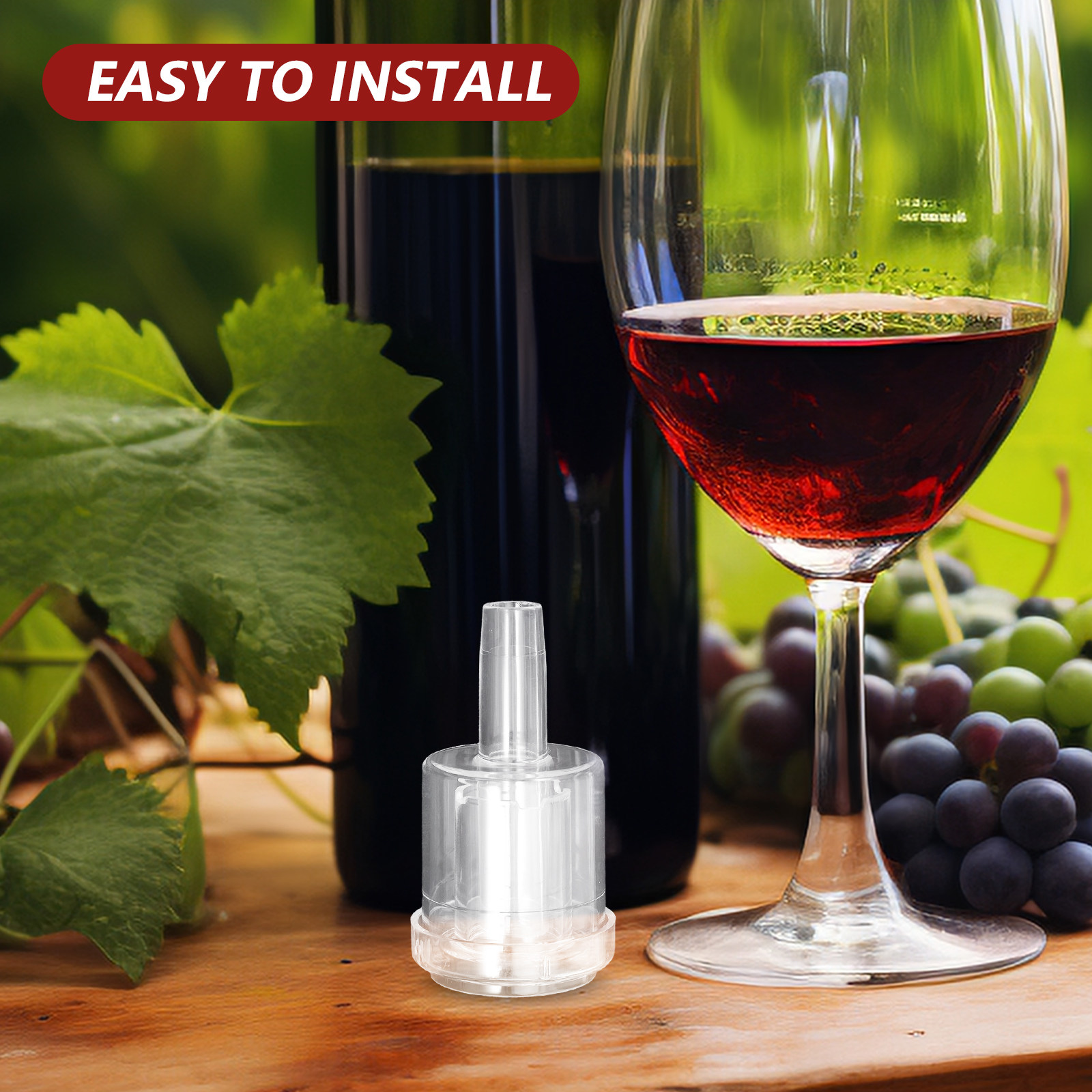 Wine Beer Cider - 3Pcs Fermentation Airlocks Leak-Proof One-Way Valve