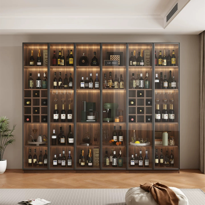 Wine & Beer Guayaquil - Home Living room glass display cabinets