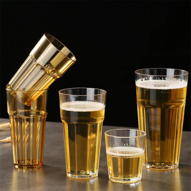 Wine Beer Restaurant - Acrylic Plastic Beer Mug PC Anti-fall