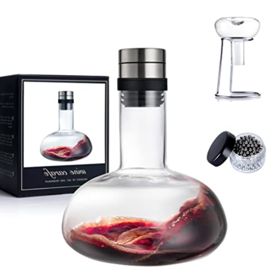 YouYah Wine Decanter Set, Red  - Decanter Aerator Set 评论和价格