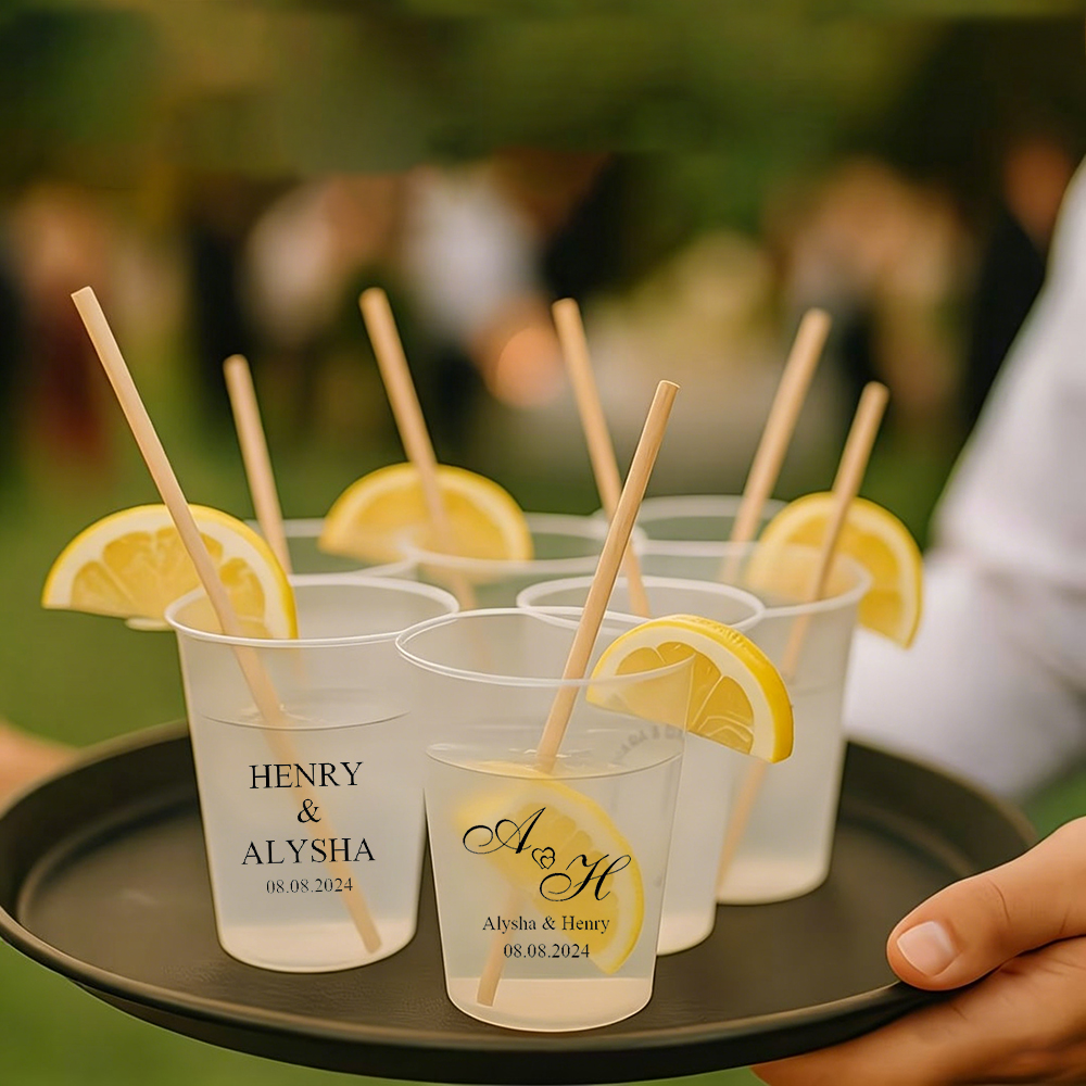 Custom Photo Name Wedding Plas - Wine With Beer Name 评论和价格