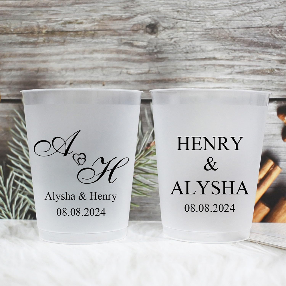 Custom Photo Name Wedding Plas - Wine With Beer Name 评论和价格
