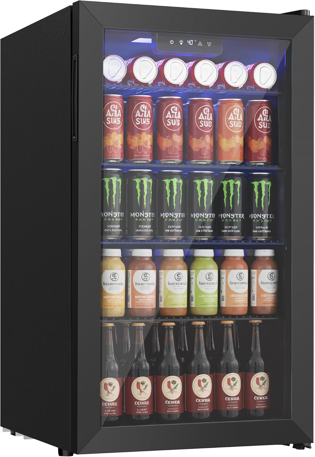 Beverage Refrigerator Cooler,  - Wine Beer Mini Fridge 评论和价格