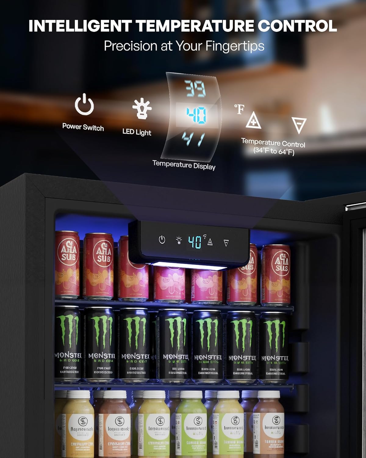 Beverage Refrigerator Cooler,  - Wine Beer Mini Fridge 评论和价格