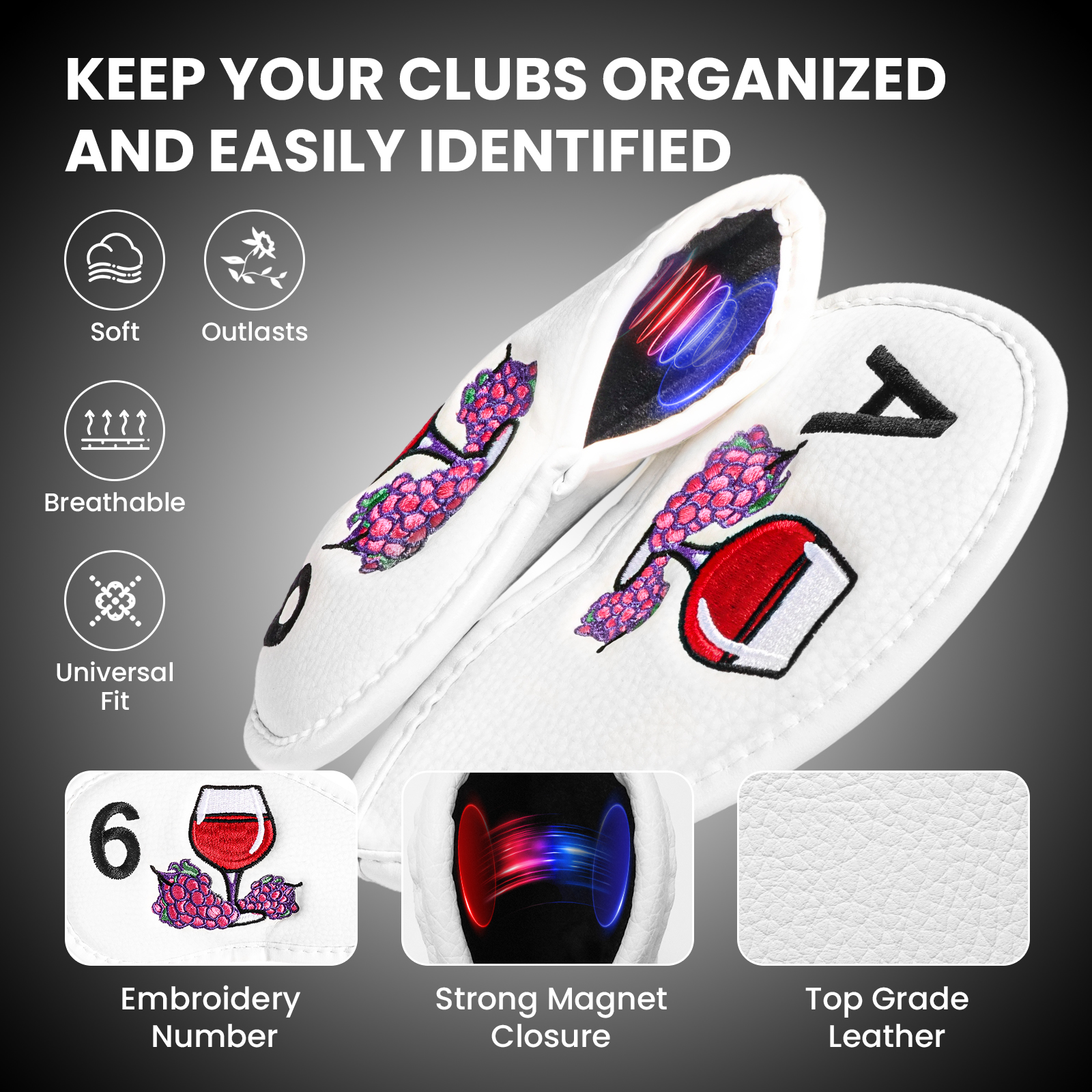 Magnetic Golf Club Head Covers - Wine & Beer Guayaquil 评论和价格