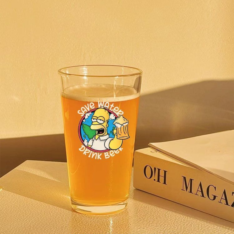 New The Simpsons Creative Pers - Wine Beer Glass Set 评论和价格