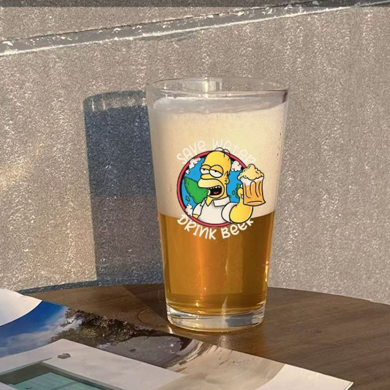 New The Simpsons Creative Pers - Wine Beer Glass Set 评论和价格