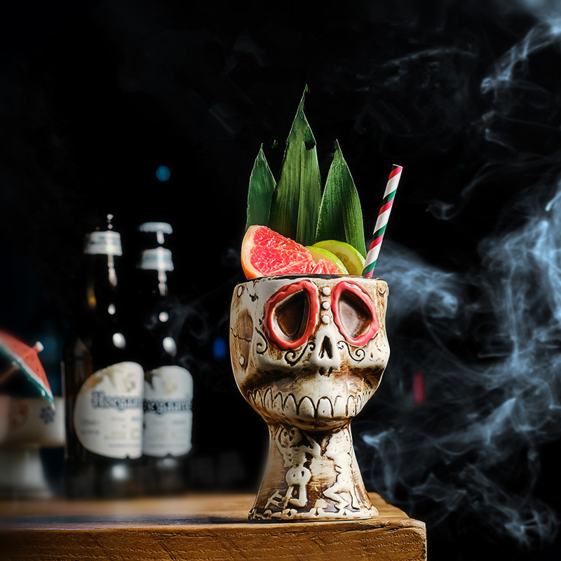 Halloween Party Skull Cocktail - Wine Beer Mixed Drinks 评论和价格