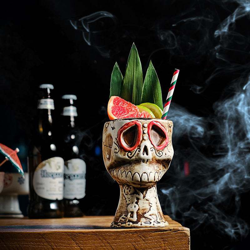 Halloween Party Skull Cocktail - Wine Beer Mixed Drinks 评论和价格