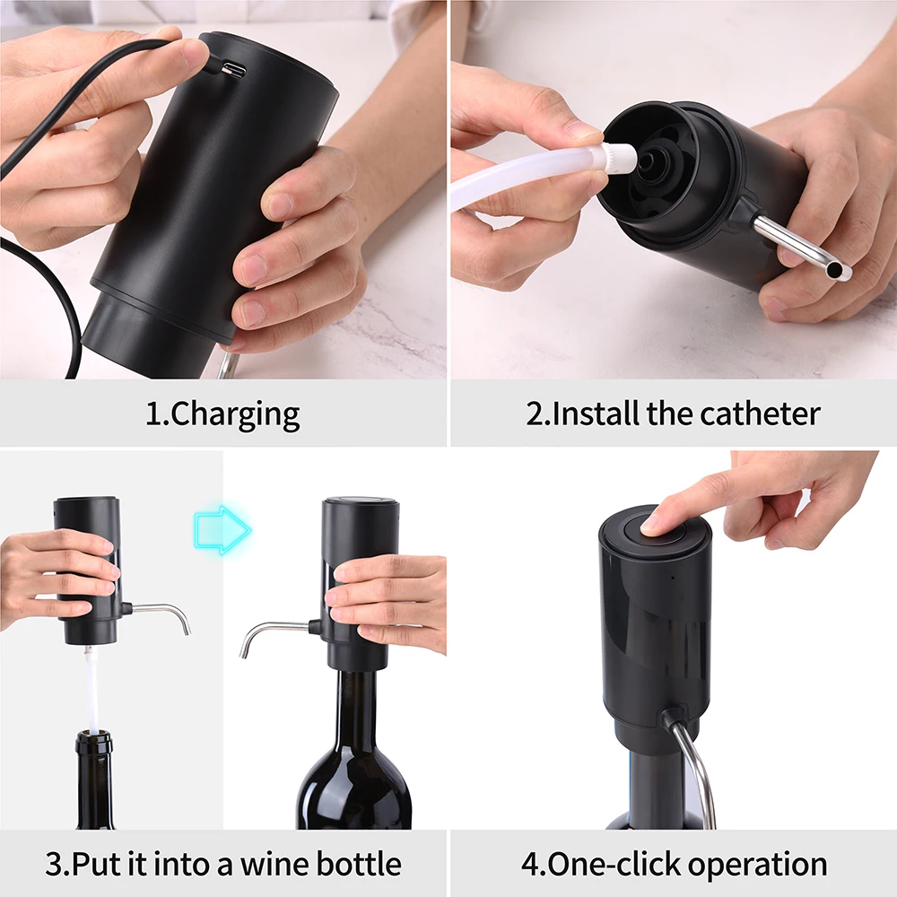 Automatic Wine Aerator Dispens - Decanter Aerator Set 评论和价格
