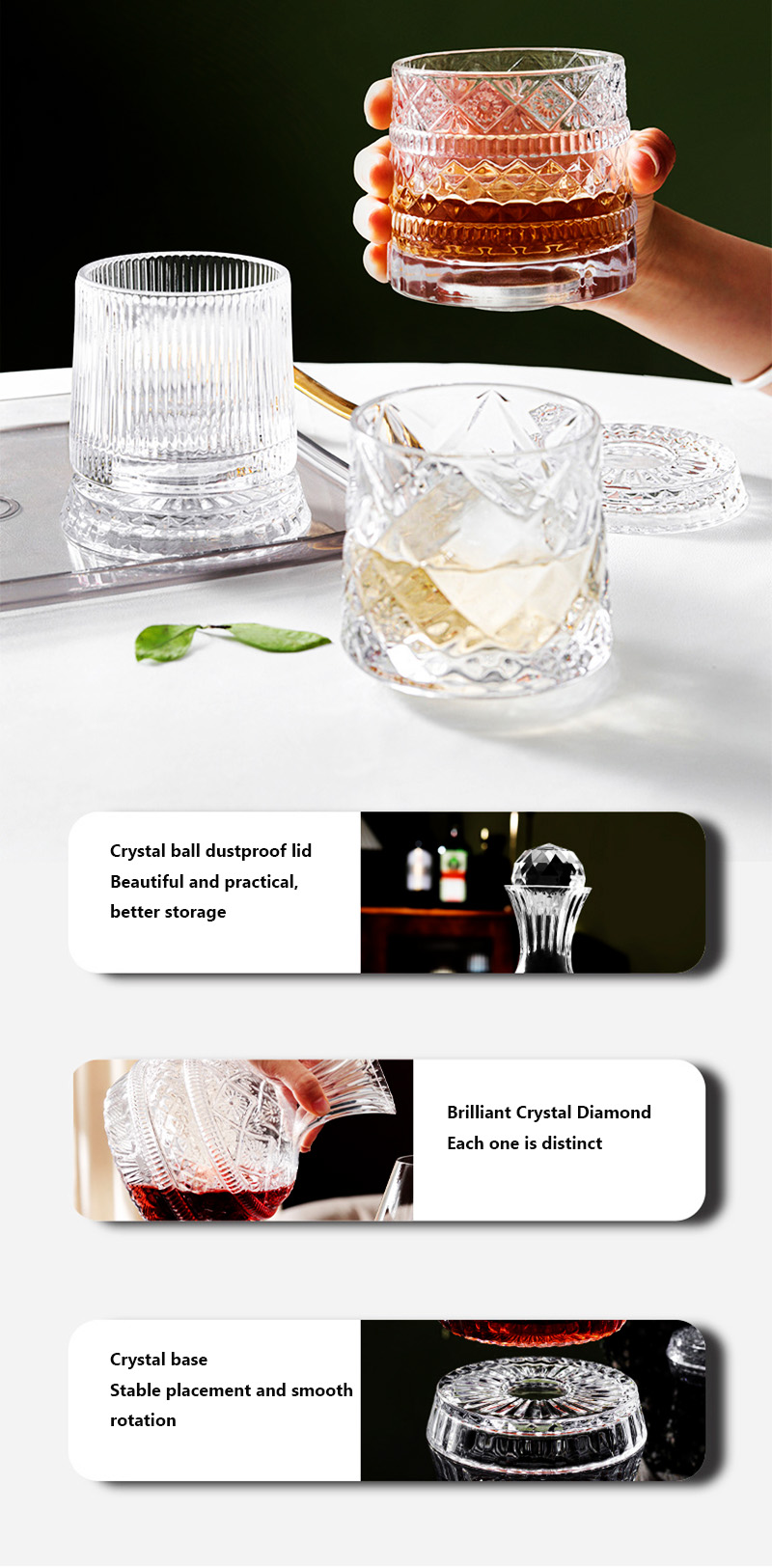 DEOUNY European Star Diamond R - Wine Beer Glass Set 评论和价格