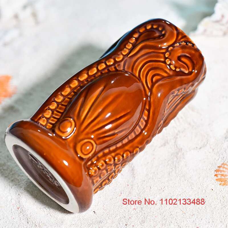 TIKI Bar Cocktail Cup Hawaii T - Wine Beer Mixed Drinks 评论和价格