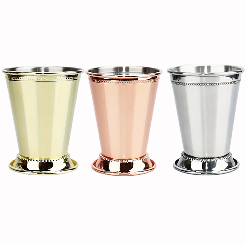 tiki Mint Julep Mug Stainless  - Wine Beer Mixed Drinks 评论和价格
