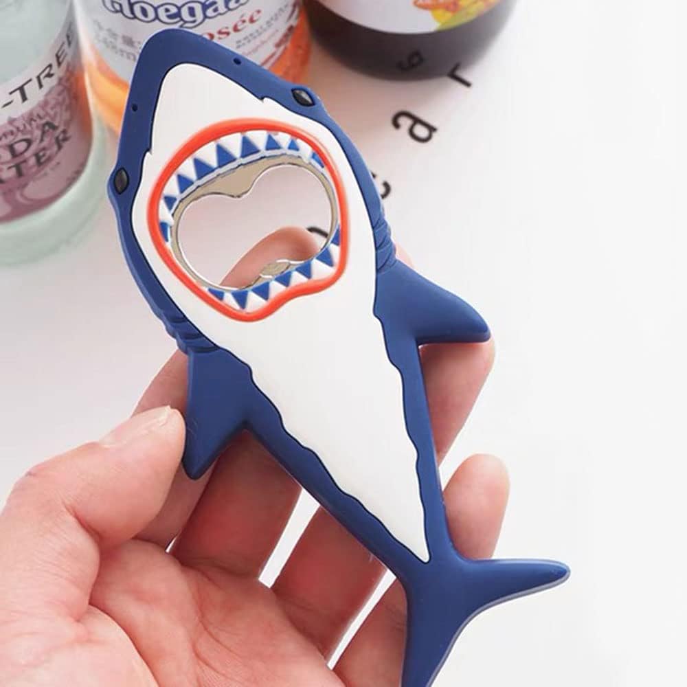 3D Shark Magnet Beer Opener Fr - Wine Beer Fridge 评论和价格