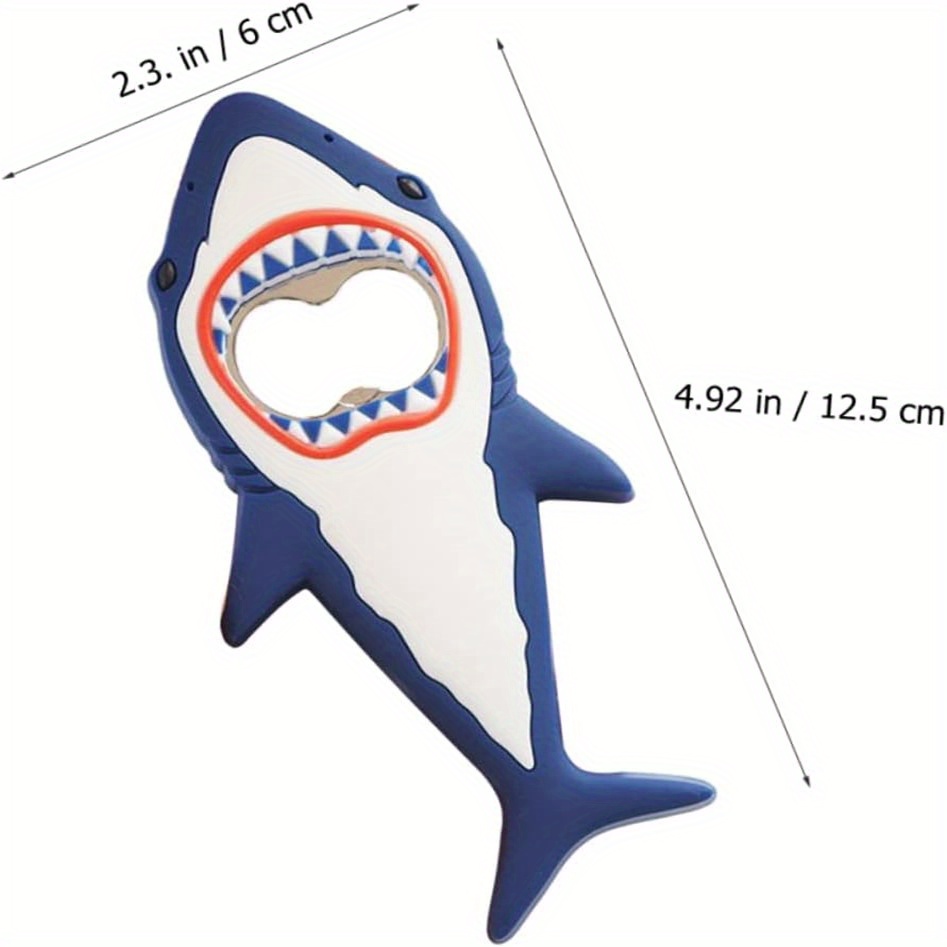 3D Shark Magnet Beer Opener Fr - Wine Beer Fridge 评论和价格