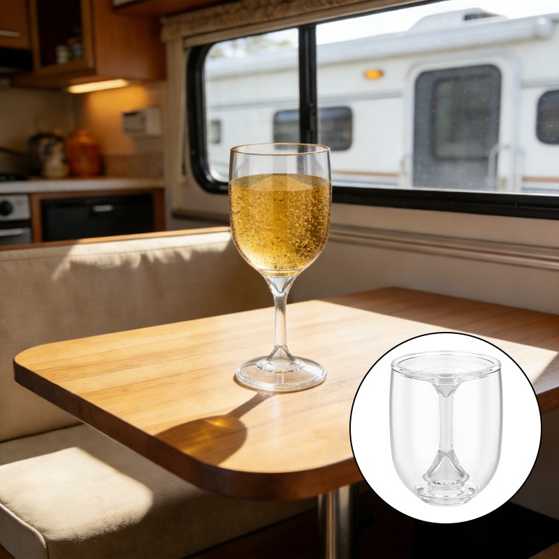 RV Portable Wine Glass Goblet  - Wine & Beer Guayaquil 评论和价格