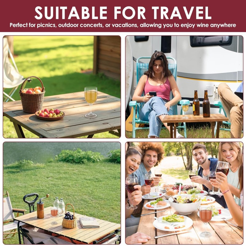 RV Portable Wine Glass Goblet  - Wine & Beer Guayaquil 评论和价格