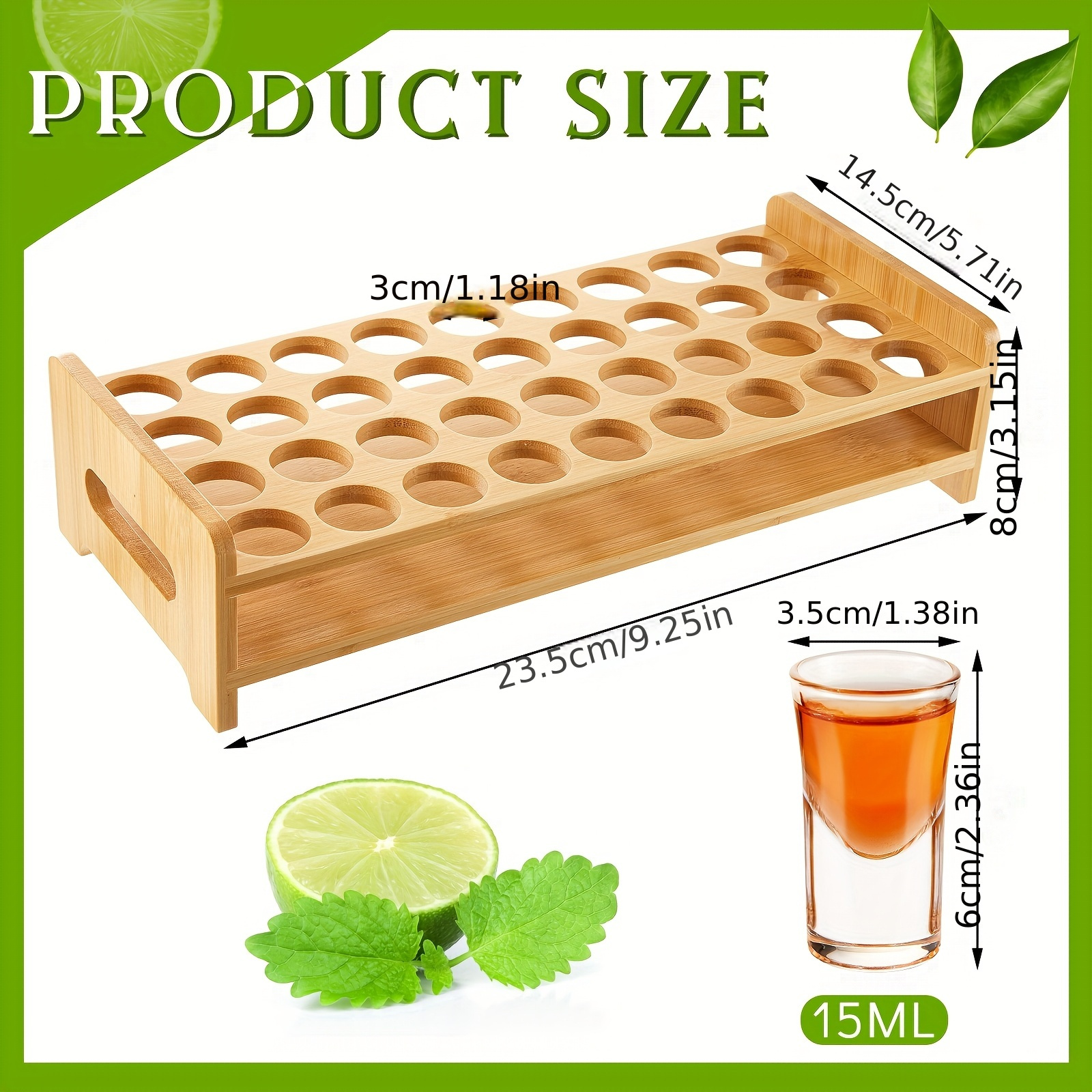 Set Of 36 Shot Glasses Holder  - Wine Beer Glass Set 评论和价格