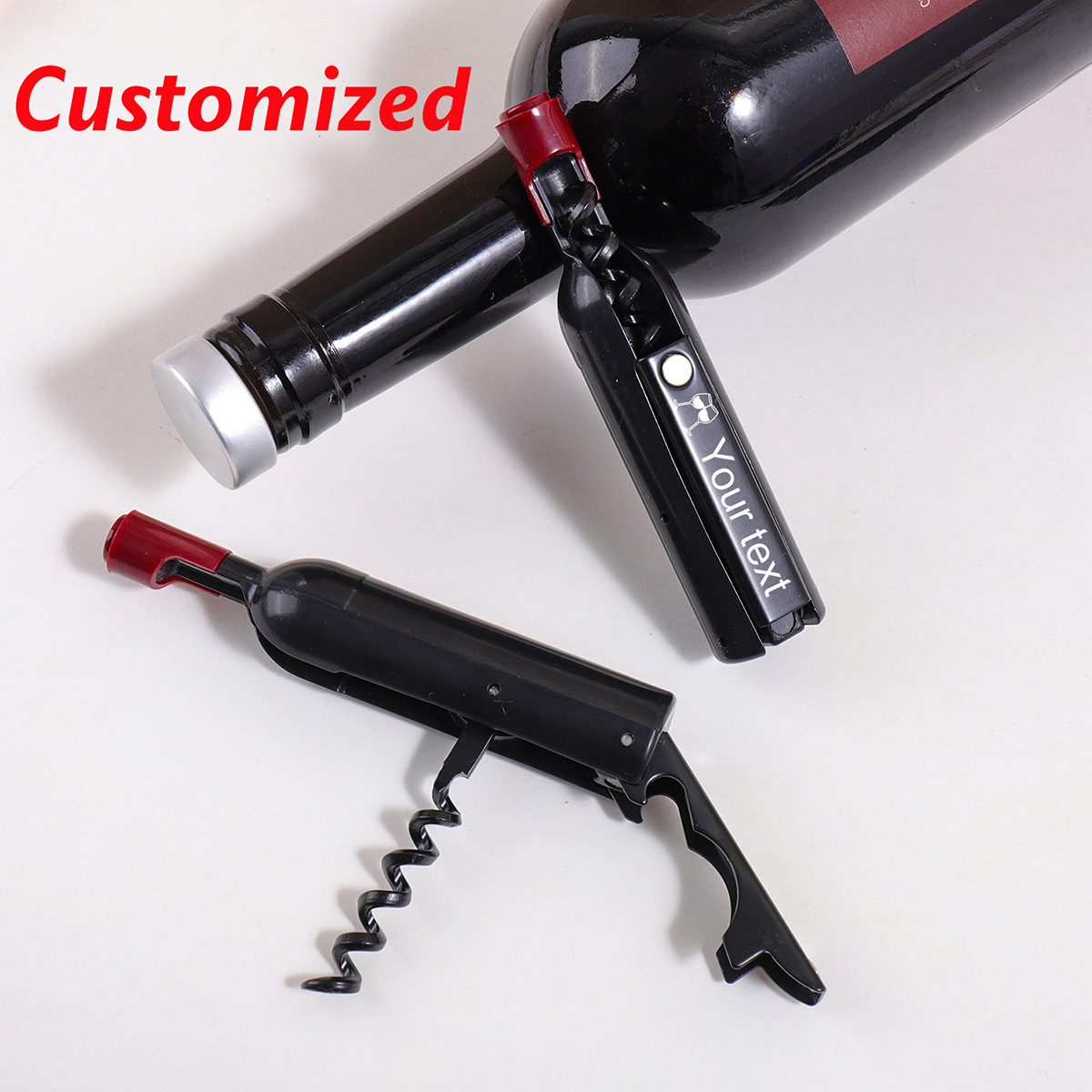 Custom Text Wine Opener Person - Wine With Beer Name 评论和价格