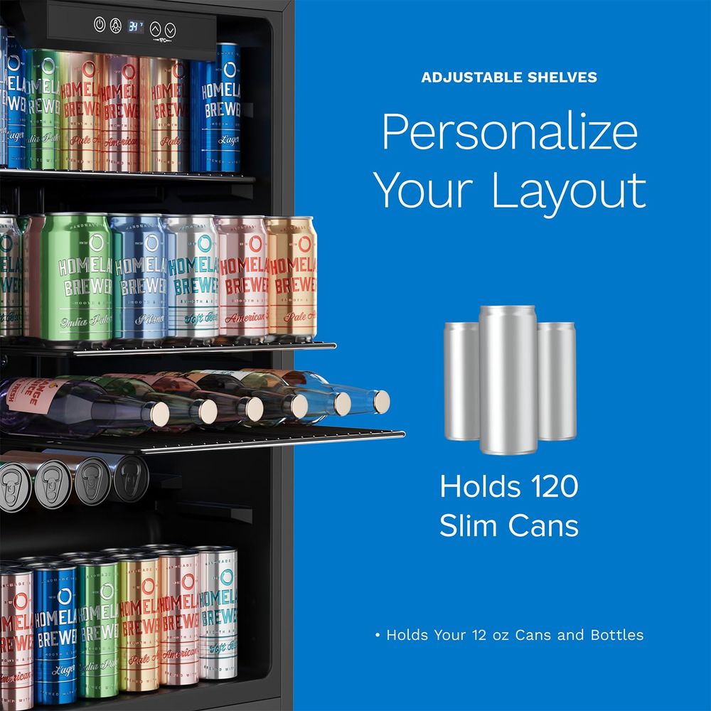 Beverage Refrigerator and Cool - Wine Beer Fridge Small 评论和价格