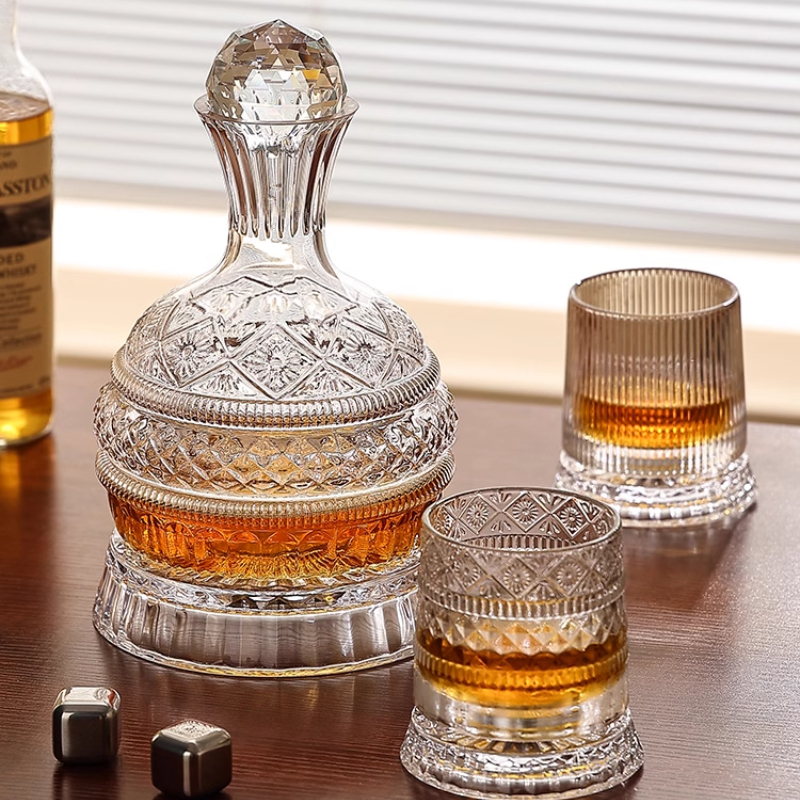 Luxury Crystal Wine Decanter S - Decanter Aerator Set 评论和价格