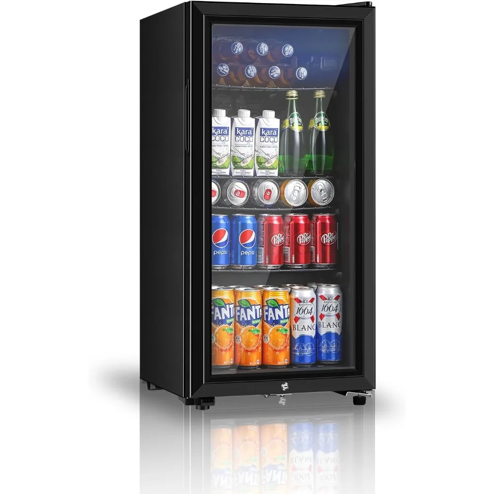 Beverage Refrigerator, 3.2 Cu. - Wine Beer Mini Fridge 评论和价格