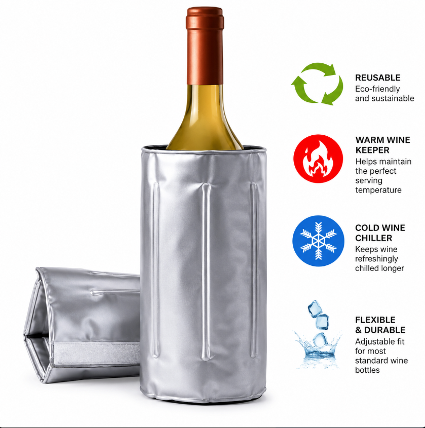 Insulated Wine Cooler Sleeve S - Wine X Beer 评论和价格