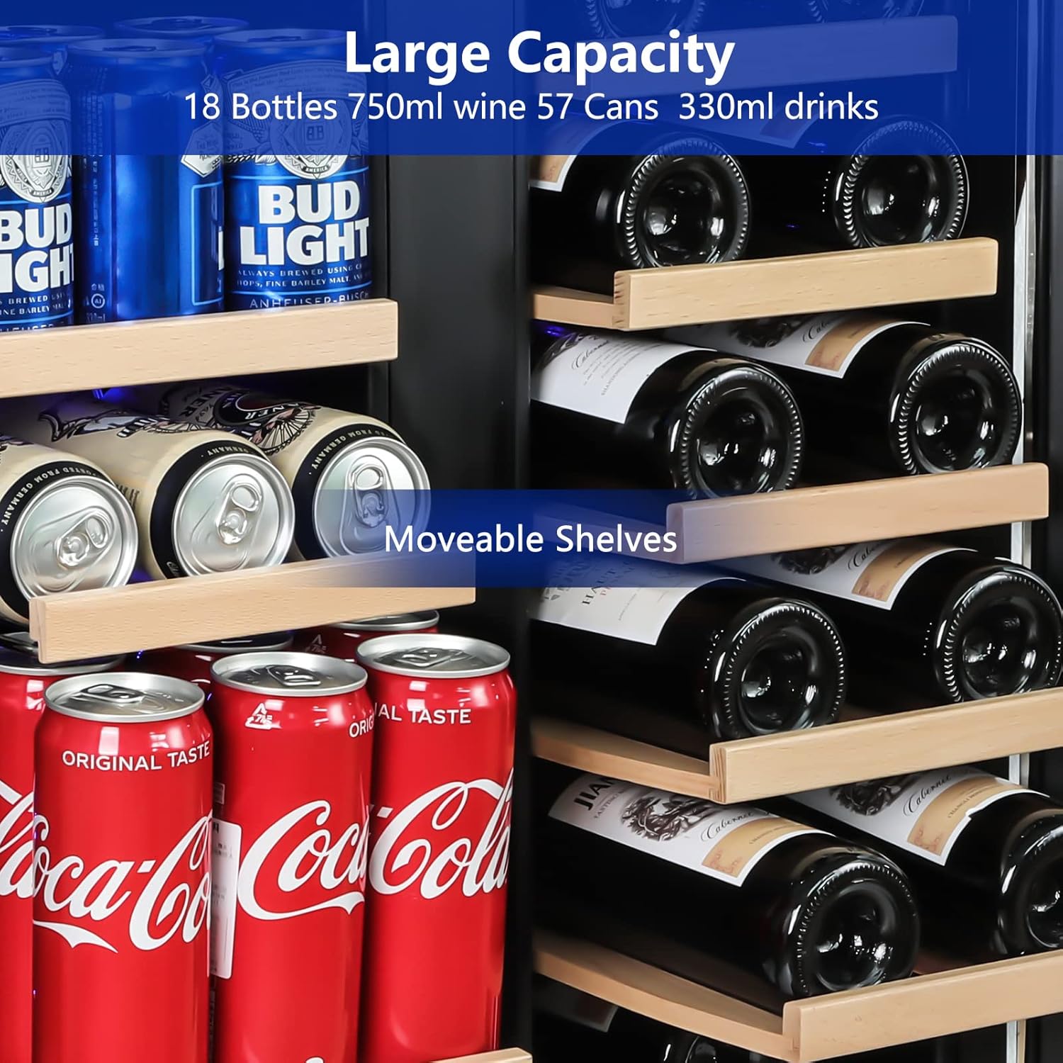 Wine and Beverage Refrigerator - Wine Beer Fridge 评论和价格