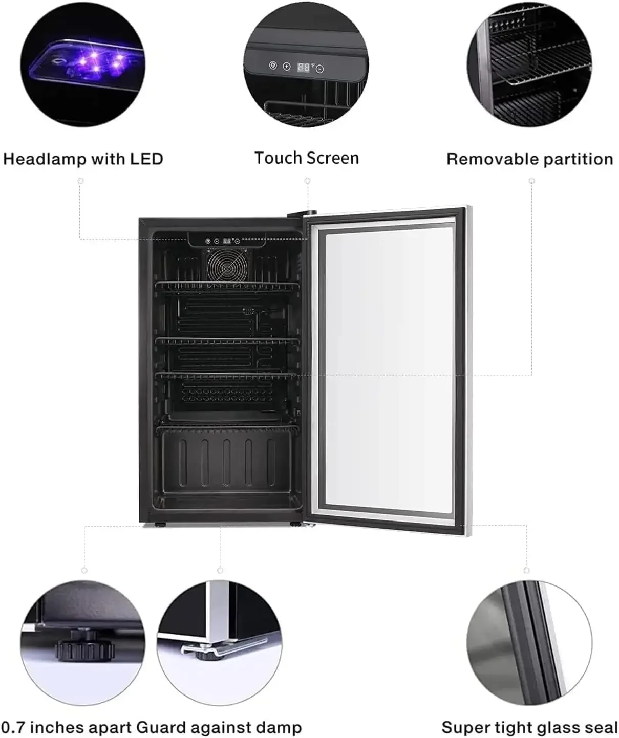 26 Bottle 130 Can Wine Cooler/ - Wine Beer Mini Fridge 评论和价格