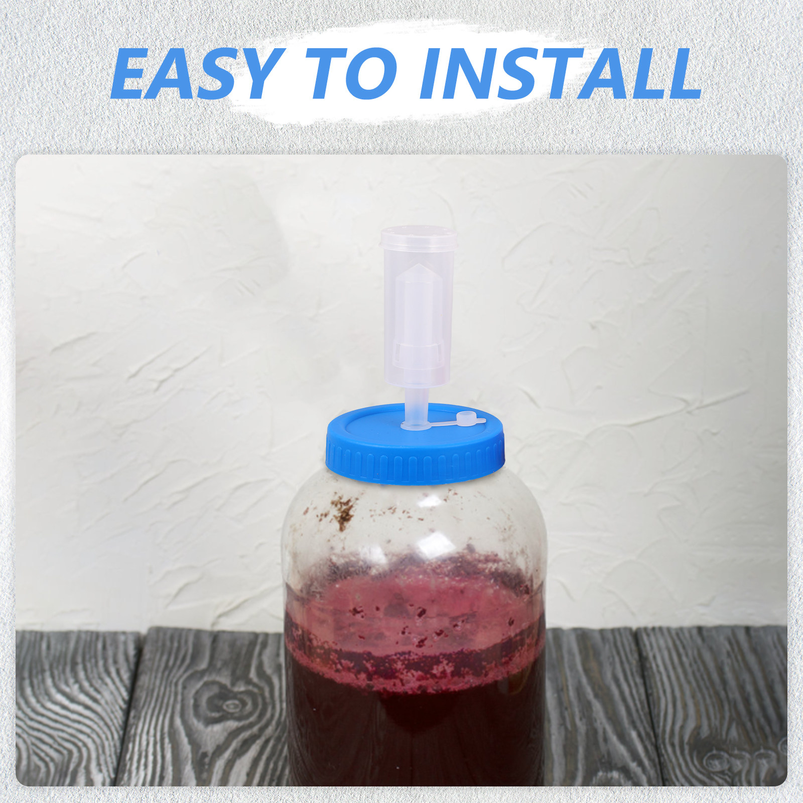 2Pcs Airtight Fermentation Lid - Wine Beer Cider 评论和价格