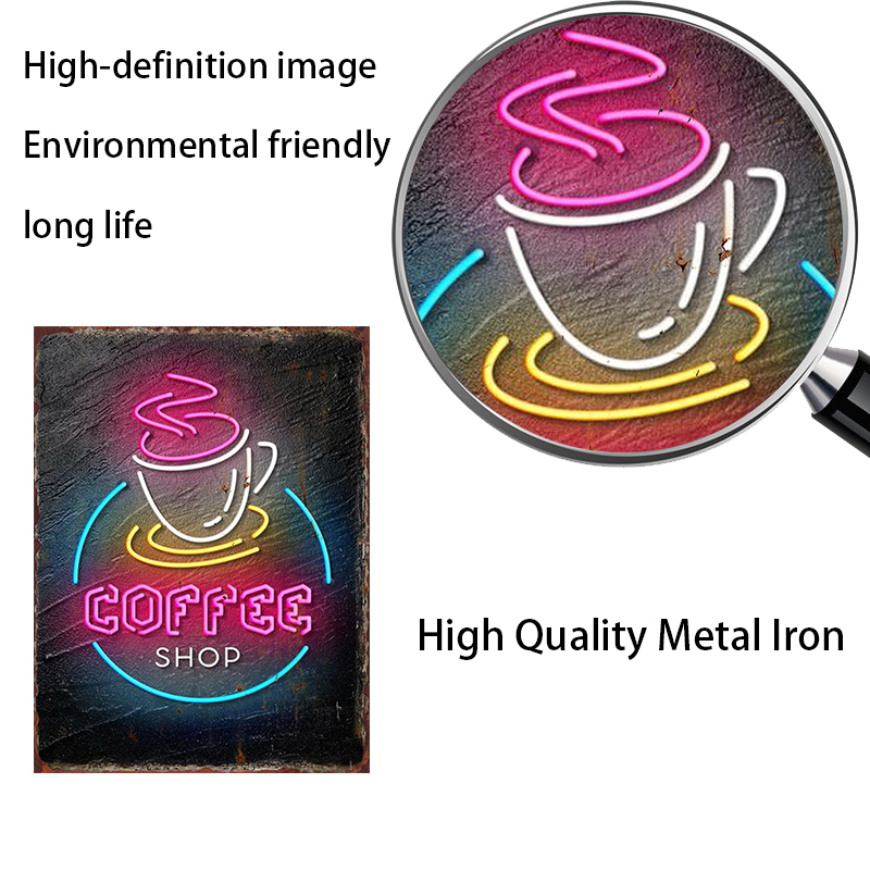 Neon Beer Metal Tin Label Food - Wine Beer Restaurant 评论和价格