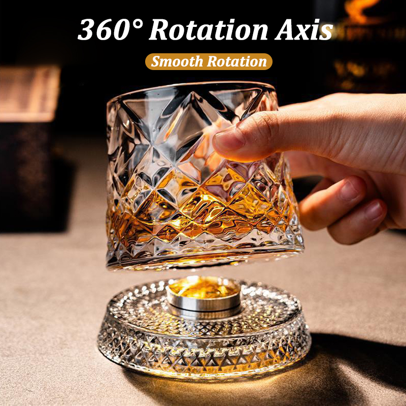 280ml Rotate Whiskey Glasses w - Wine Beer Whiskey 评论和价格