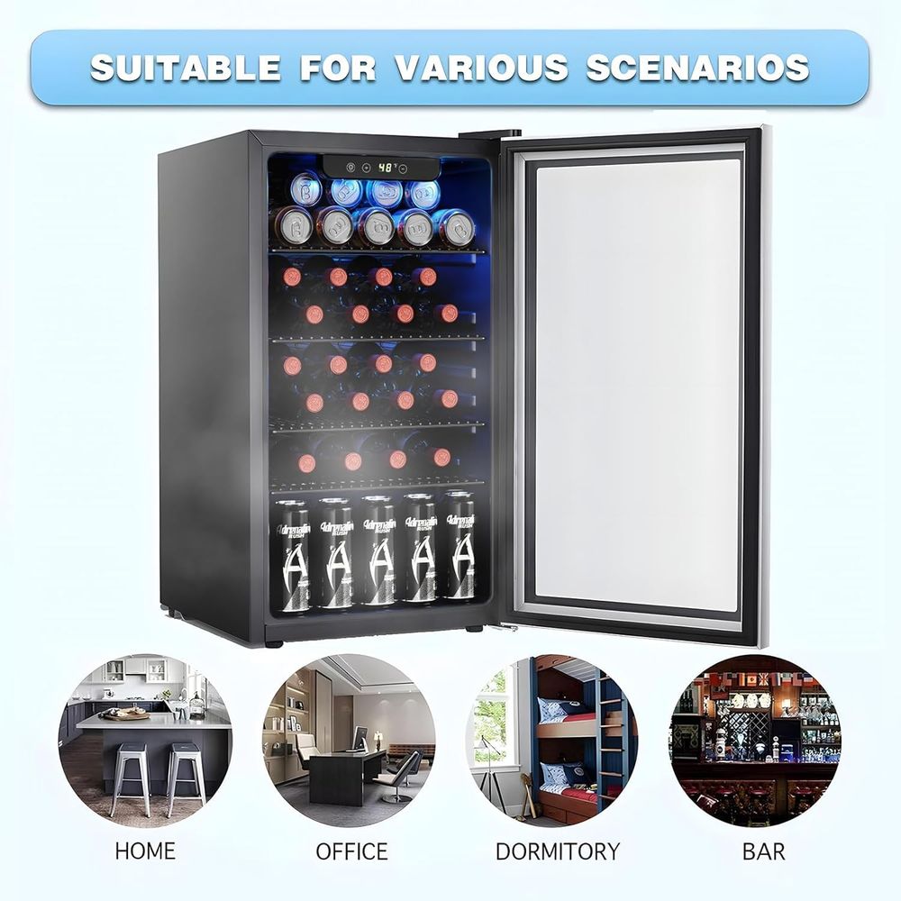 26 Bottle 130 Can Wine Cooler  - Wine Beer Mini Fridge 评论和价格