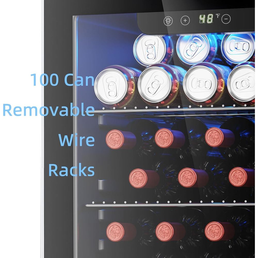 26 Bottle 130 Can Wine Cooler  - Wine Beer Mini Fridge 评论和价格