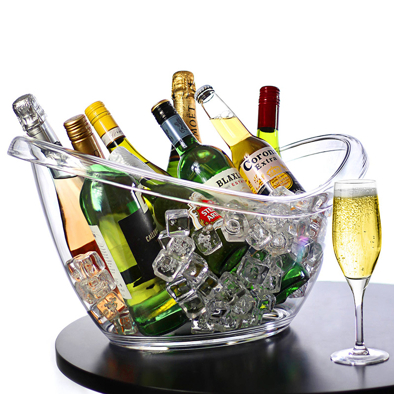 Non-LED Boat Style Ice Bucket  - Wine Beer Mixed Drinks 评论和价格