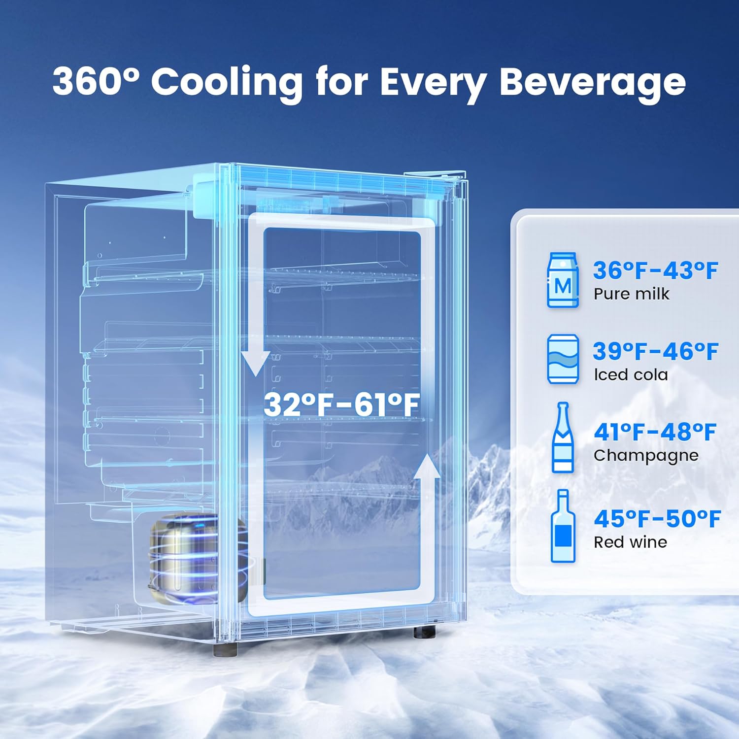 4.5 Cu.Ft Beverage Refrigerato - Wine Beer Fridge Small 评论和价格