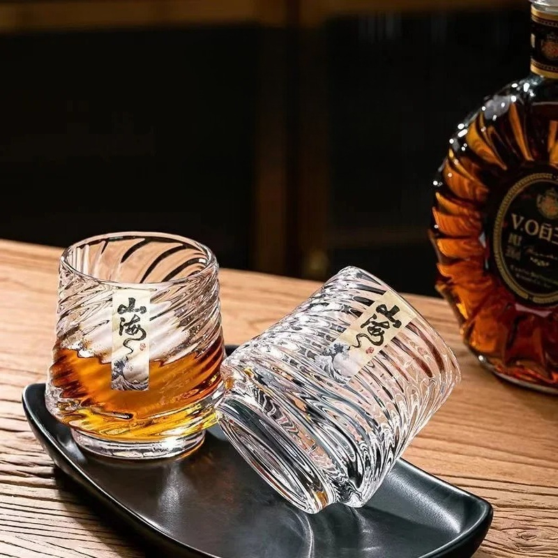 Glass Whiskey Cup Set Shanhai  - Wine Beer Glass Set 评论和价格