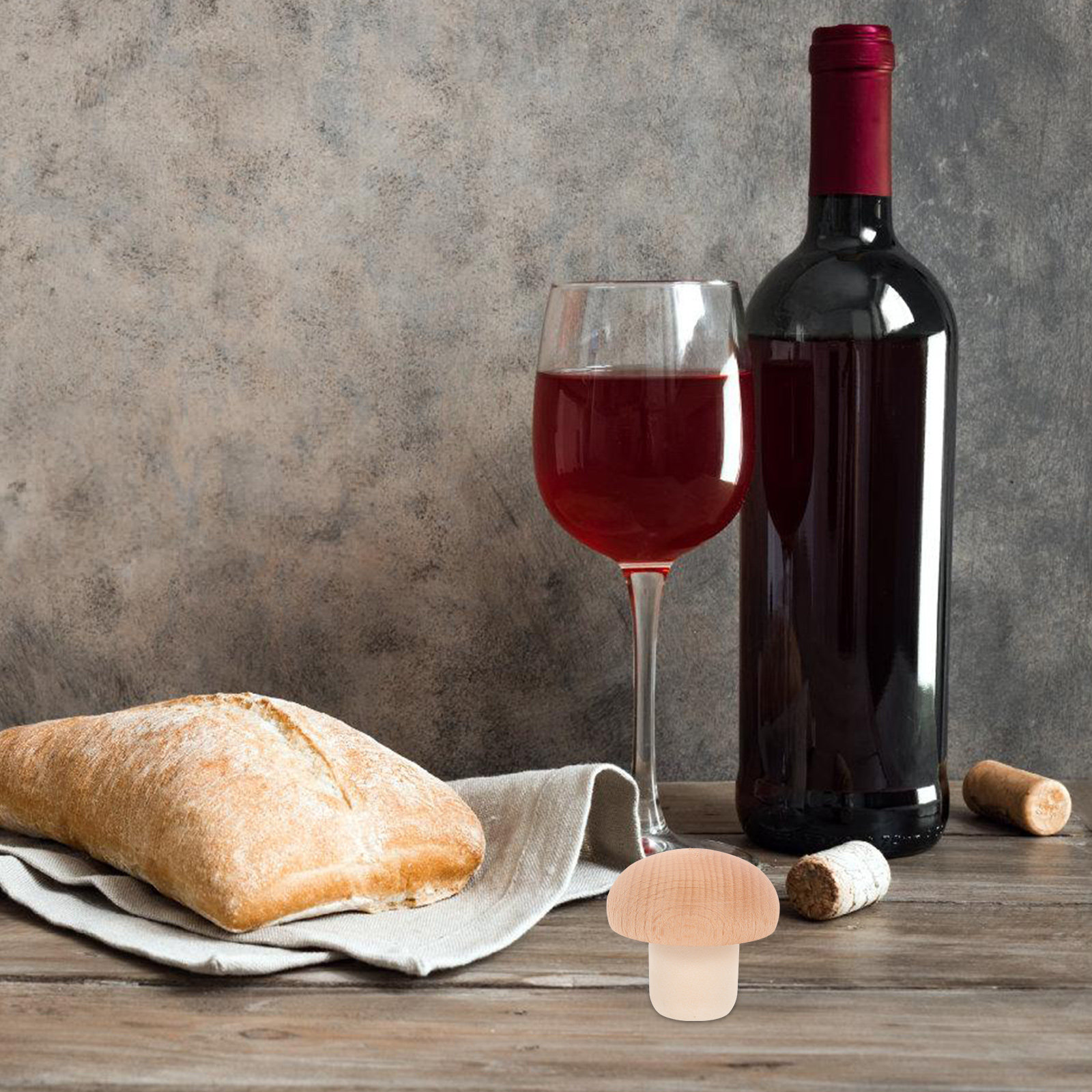 8Pcs Mushroom Shape Wine Bottl - Wine Beer Glass Set 评论和价格