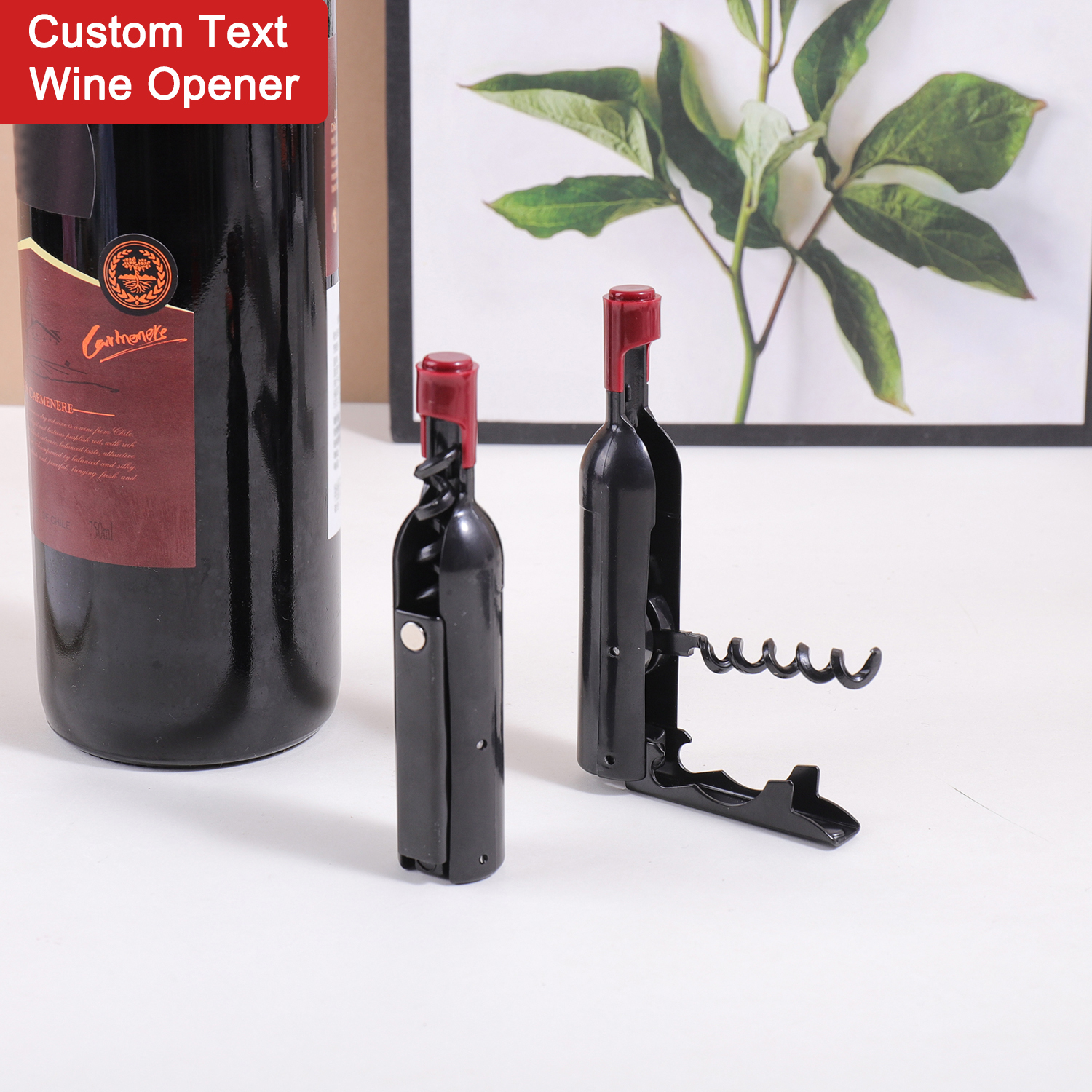 Bottle Shape Custom Text Wine  - Wine With Beer Name 评论和价格