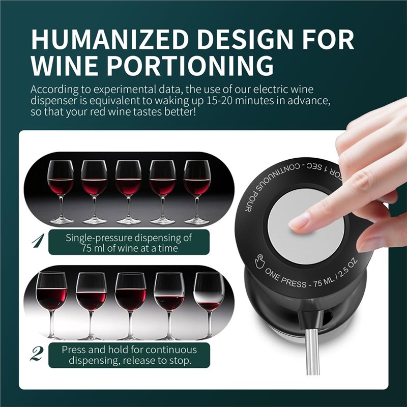 Premium-Upgraded Wine Aerator  - Decanter Aerator Set 评论和价格