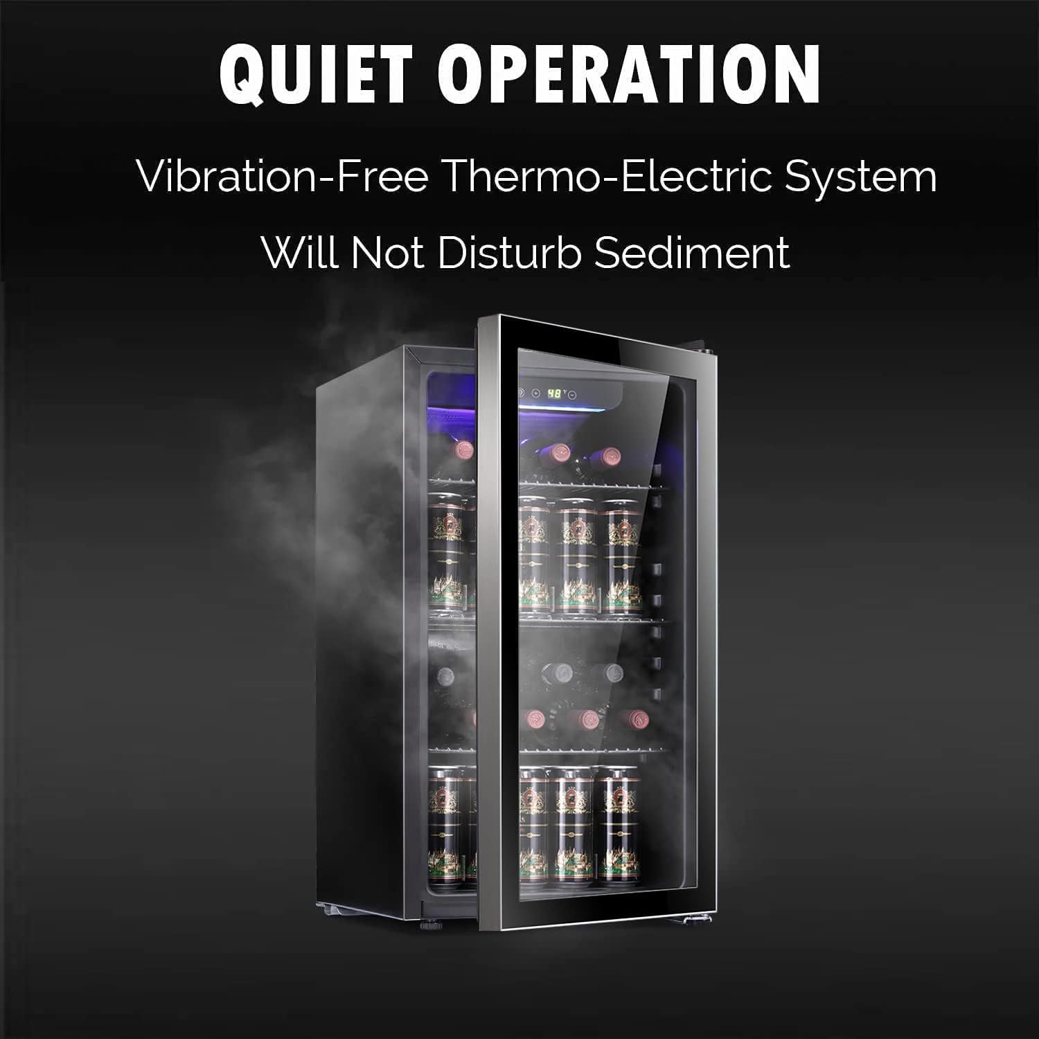 26 Bottle 130 Can Wine Cooler/ - Wine Beer Mini Fridge 评论和价格