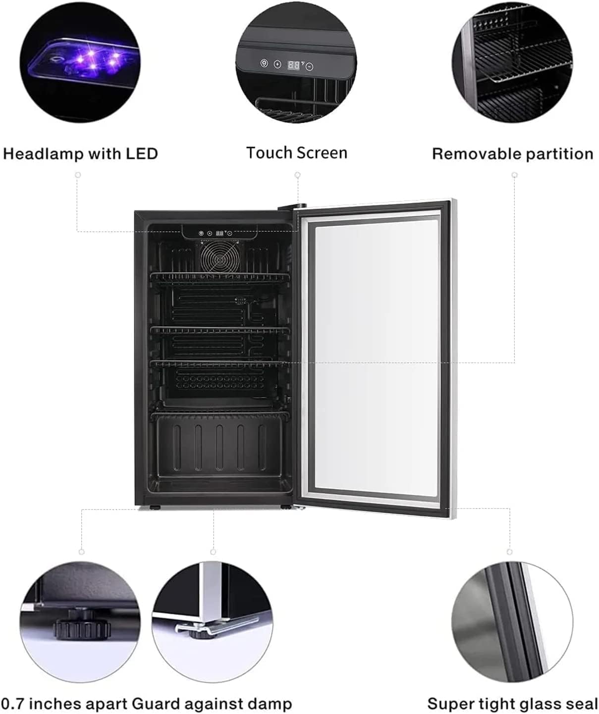 26 Bottle 130 Can Wine Cooler/ - Wine Beer Mini Fridge 评论和价格