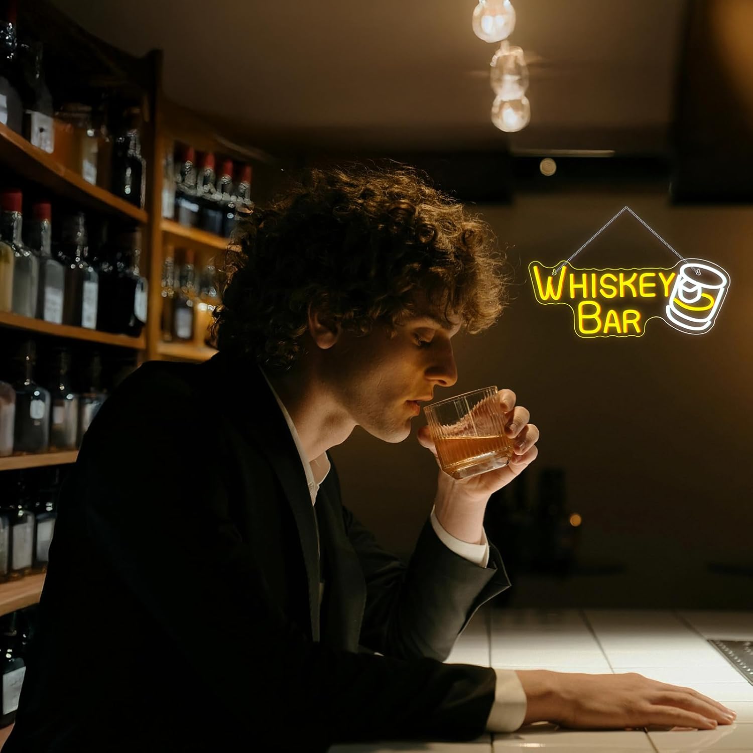 Bar Neon Sign Bussiness Art Wa - Wine Beer Restaurant 评论和价格