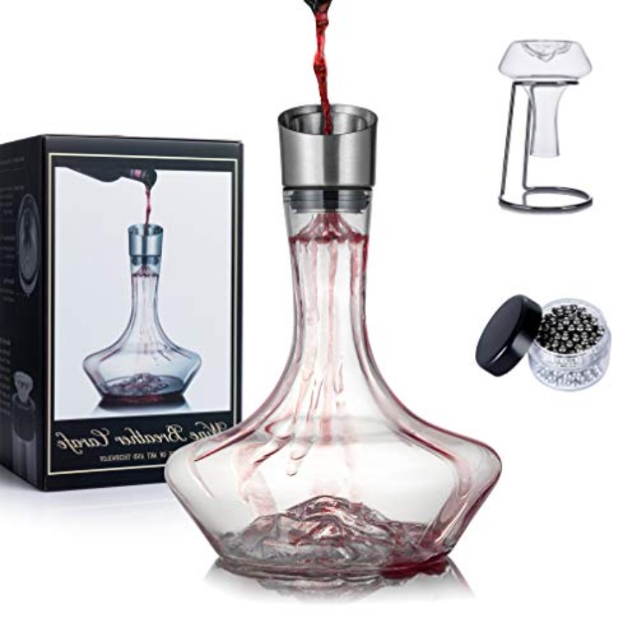 YouYah Iceberg Wine Decanter S - Decanter Aerator Set 评论和价格