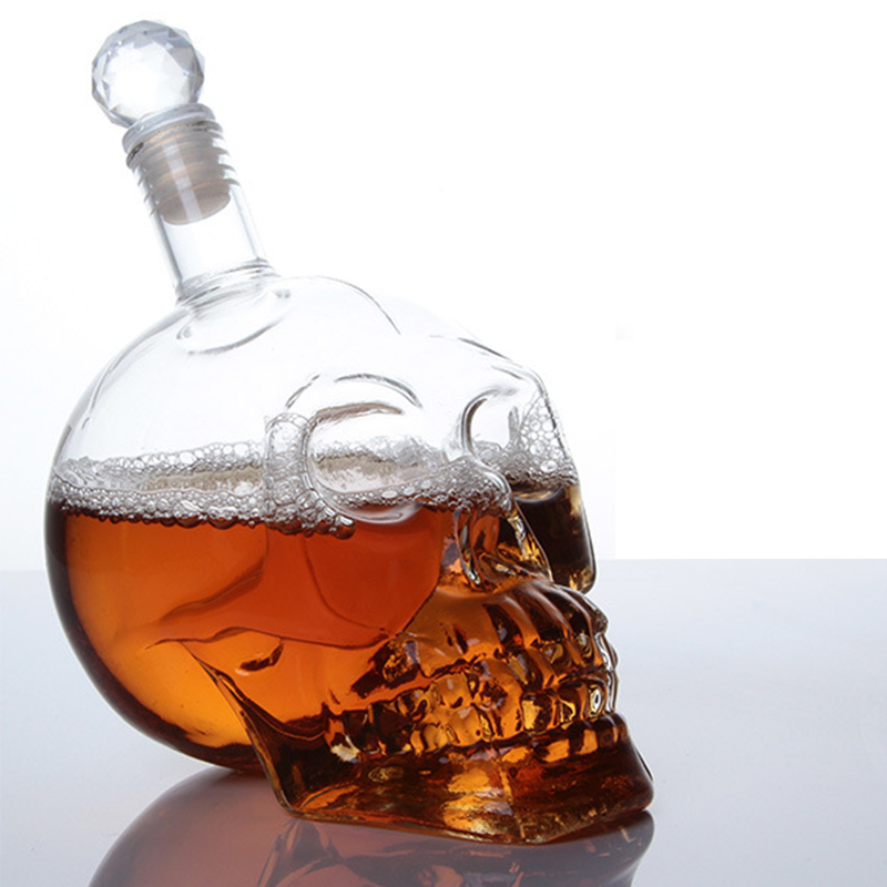 Creative Skull Head Decanter C - Wine Beer Glass Set 评论和价格