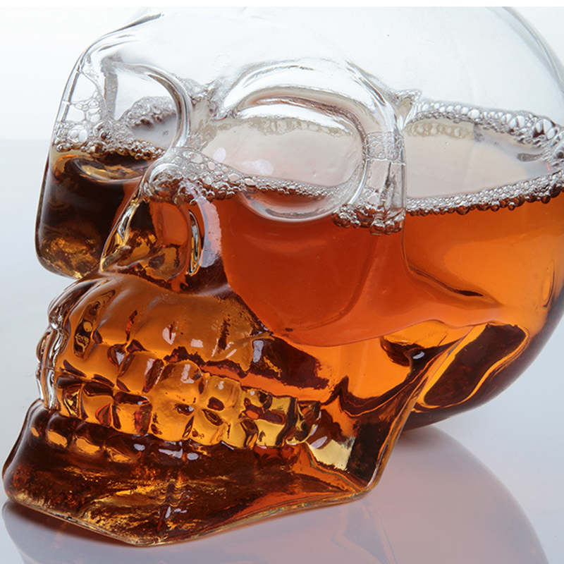 Creative Skull Head Decanter C - Wine Beer Glass Set 评论和价格