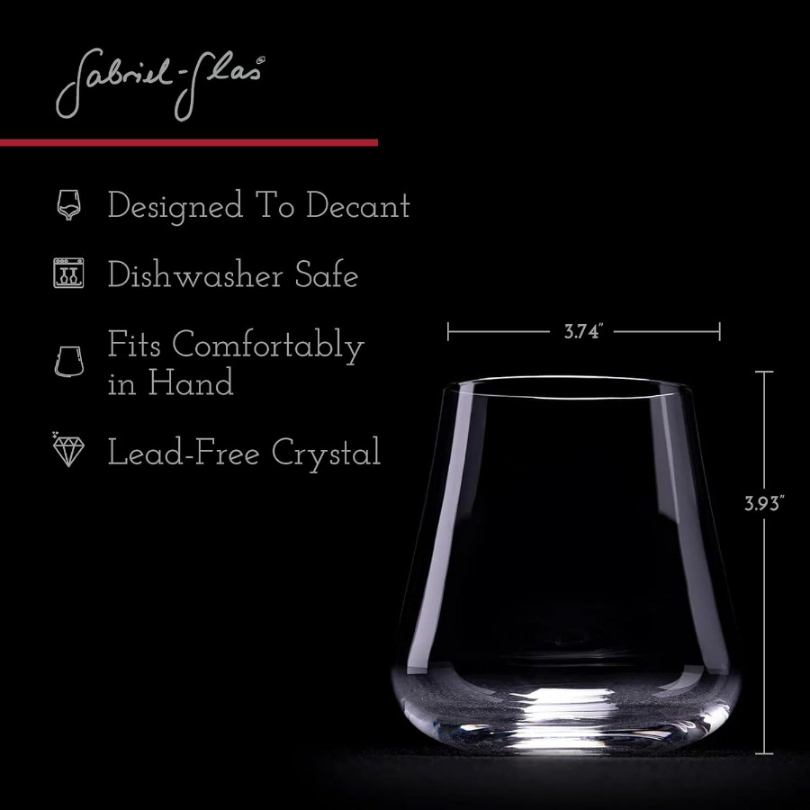 Stemless Crystal Wine Glasses  - Wine Beer Glass Set 评论和价格